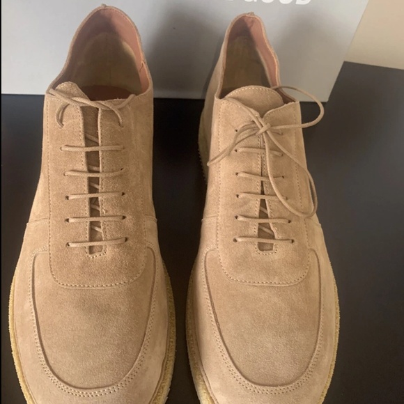 Hard Graft Pure Derby Shoe - Tobacco Sz: 43 NEW - Picture 4 of 9